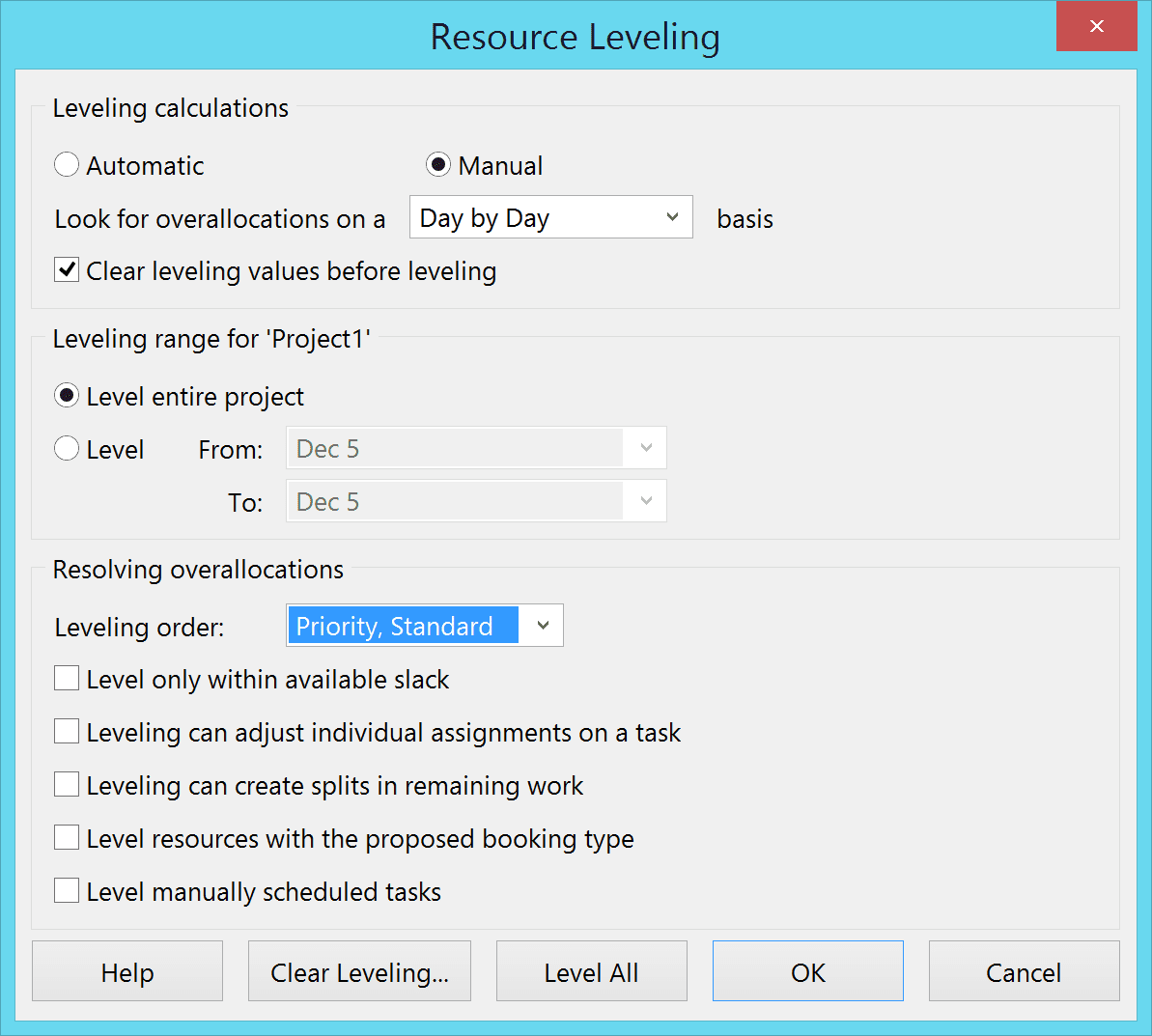 Resource Leveling Best Practices