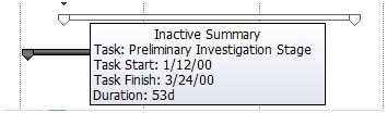 Microsoft Project 2010 Feature Rally: Inactive Tasks
