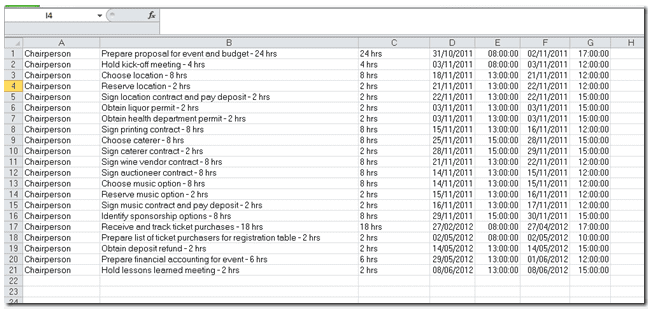 Exporting Tasks from Project into Your Outlook Calendar