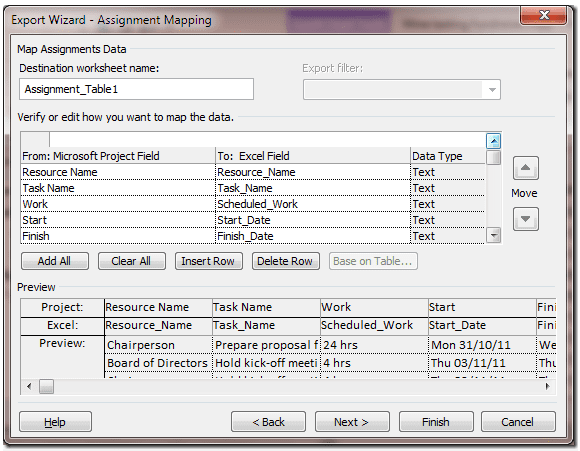 Exporting Tasks from Project into Your Outlook Calendar