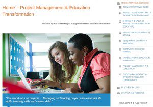 Project management and education transformation toolkit screenshot