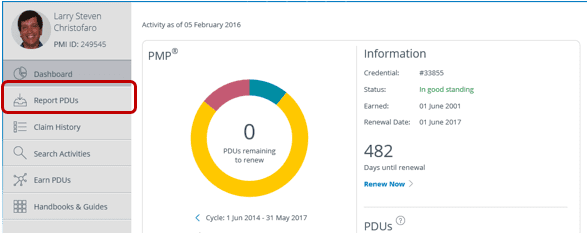 Claim Pmi Pdus