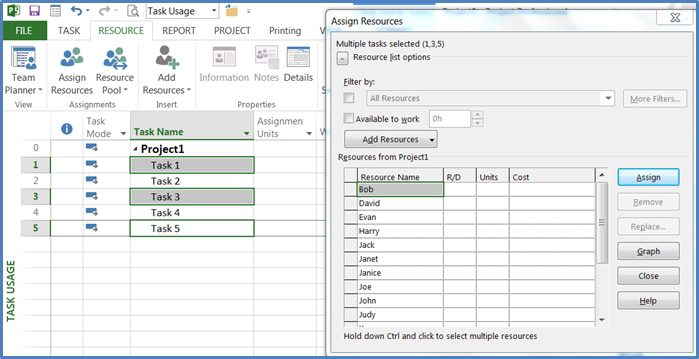 ms project auto assign resources Daryl_Deffler_Assign_resources_figure_1