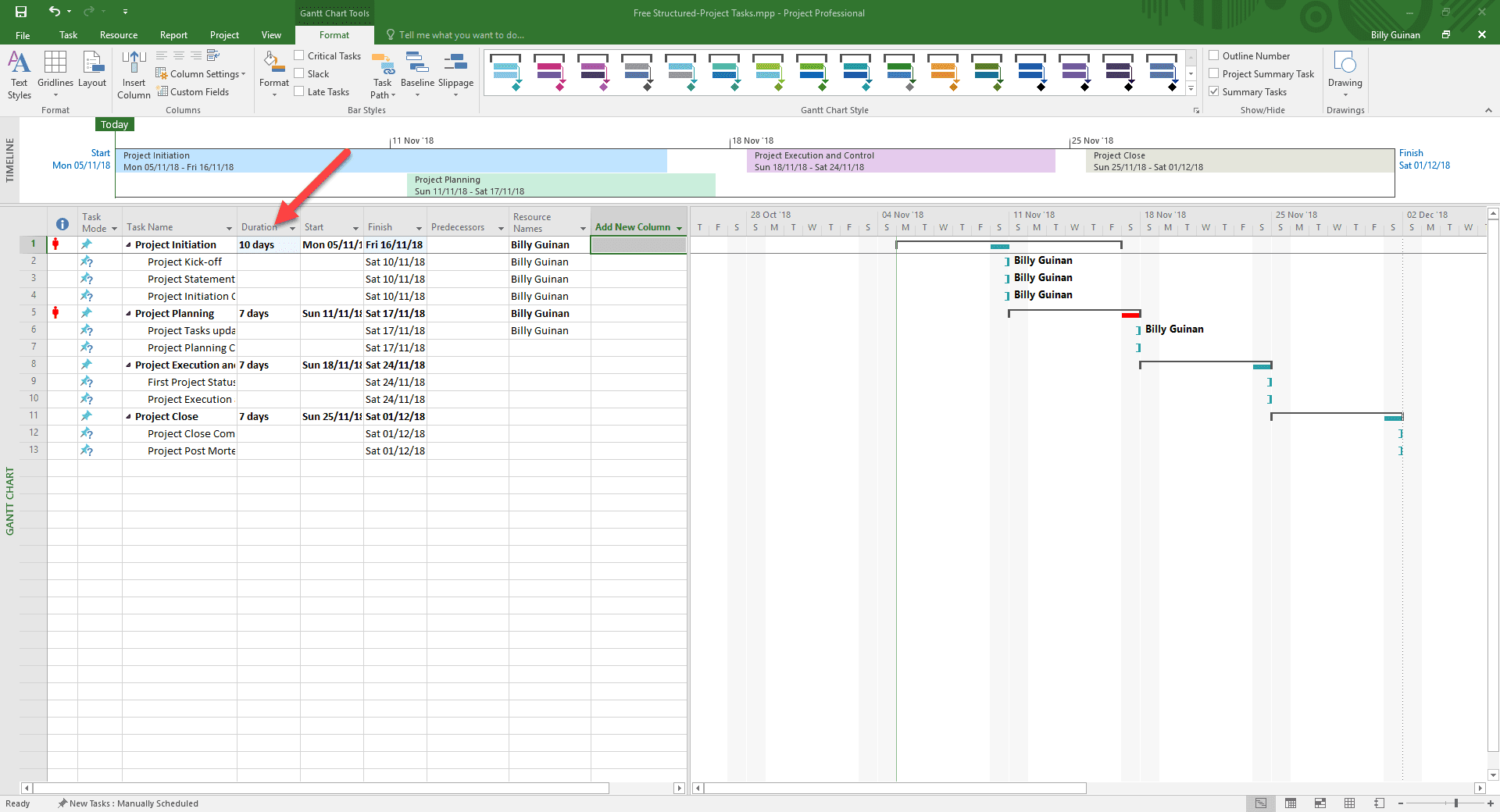 Two Ways to Sync Microsoft Project with Your SharePoint Project Intended For Ms Project 2013 Report Templates