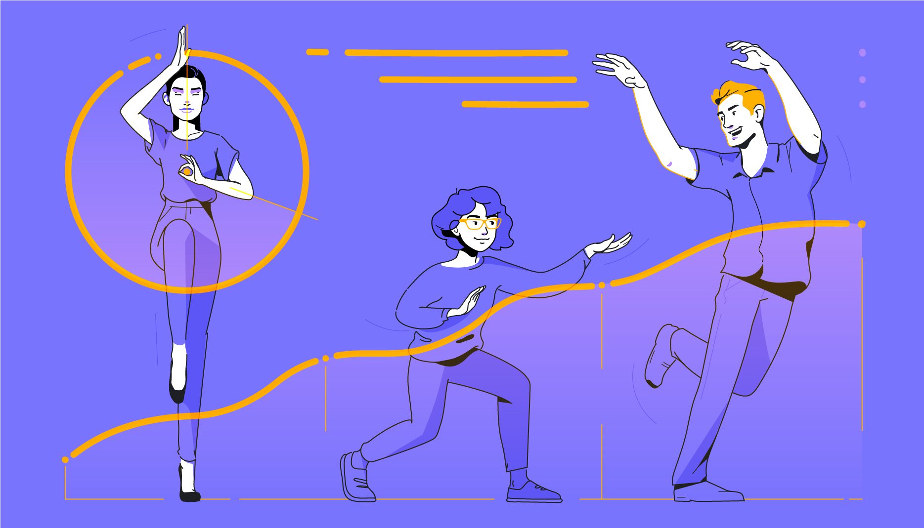 Graphic of People Dancing