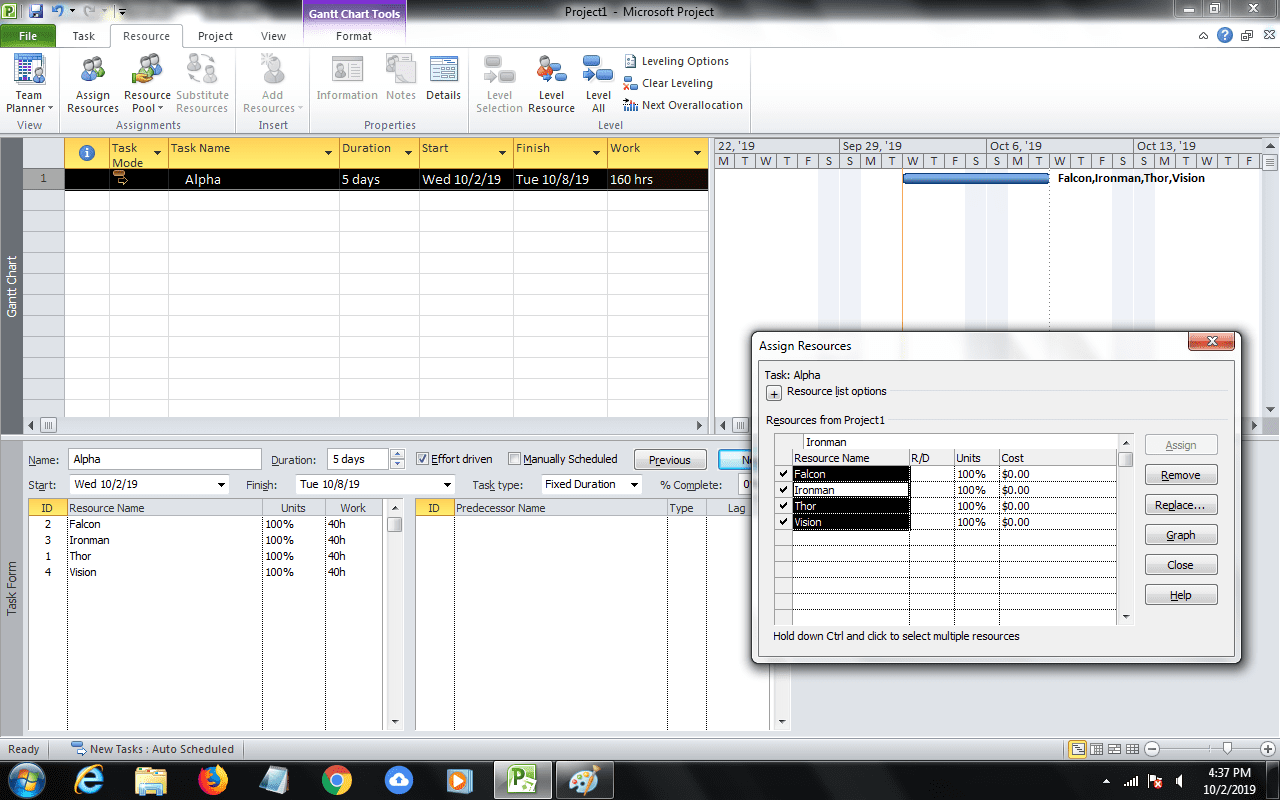 Gantt Chart Tool