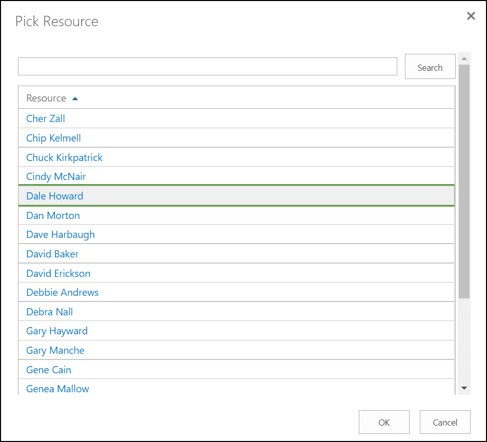 project online default assignment owner