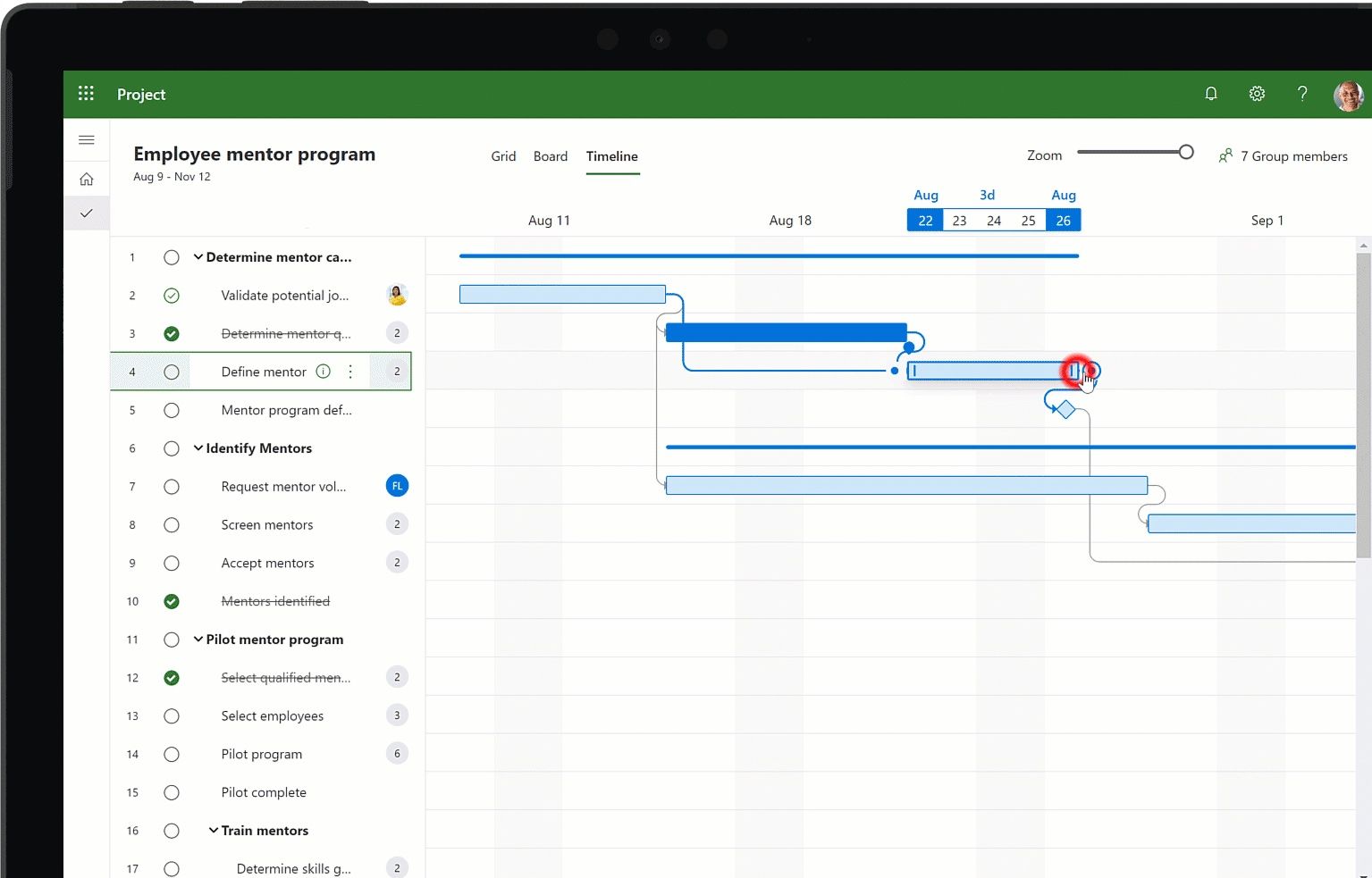 Microsoft Project - O que é um Gráfico de Gantt