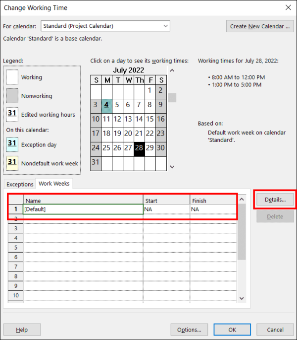 make-saturday-a-working-day-in-microsoft-project