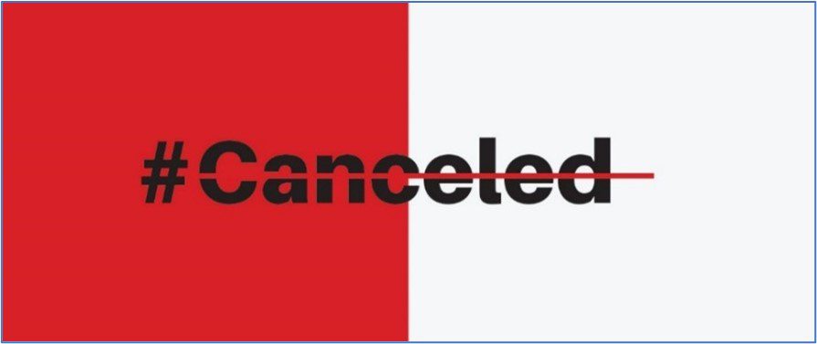 Sign cancelled