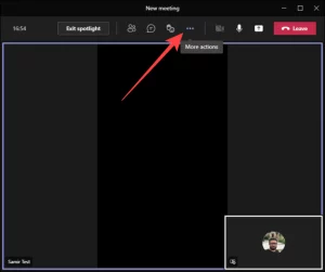 Settings in MS teams