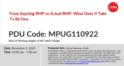 From Aspiring RMP to Acutal RMP - What does it take to be one