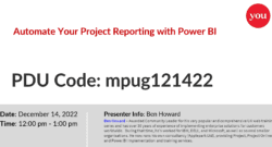 Automate your project reporting with power bi