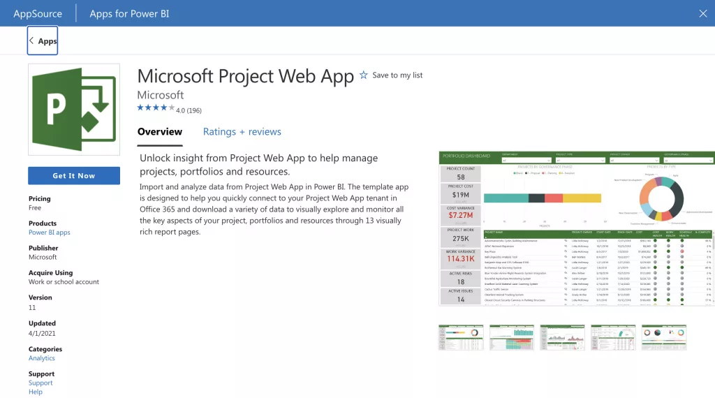 Microsoft Project Web App