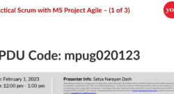 Practical Scrum with MS Project Agile 1 of 3