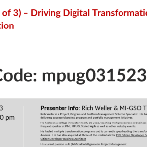 driving digital transformation in your organization