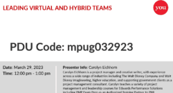 Leading Virtual and Hybrid Teams