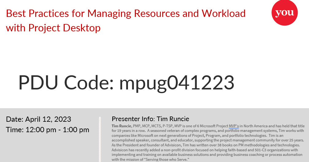 Best practices for managing resources and workload using Project