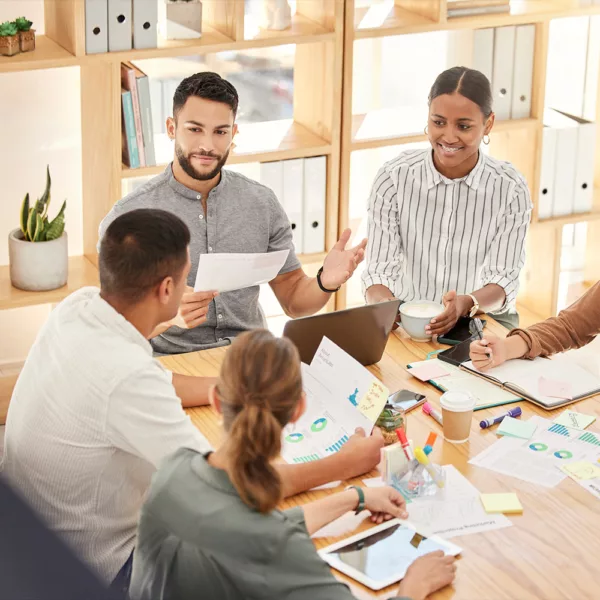 People in meeting