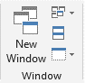 Buttons in the Window section.