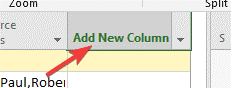Add New Column