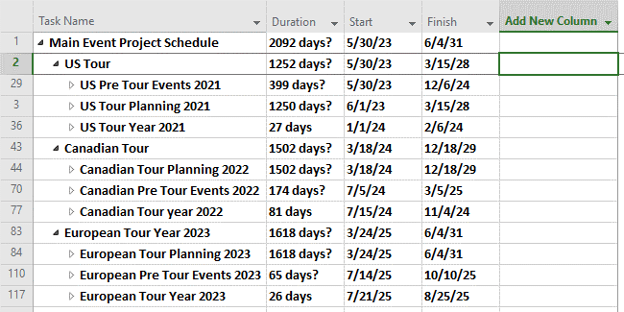Summary View