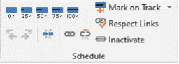 Schedule section