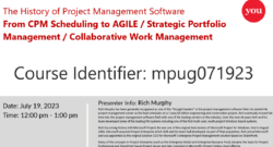 The History of Project Management Software