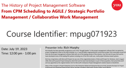 The History of Project Management Software