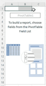 Placeholder for Pivot Table
