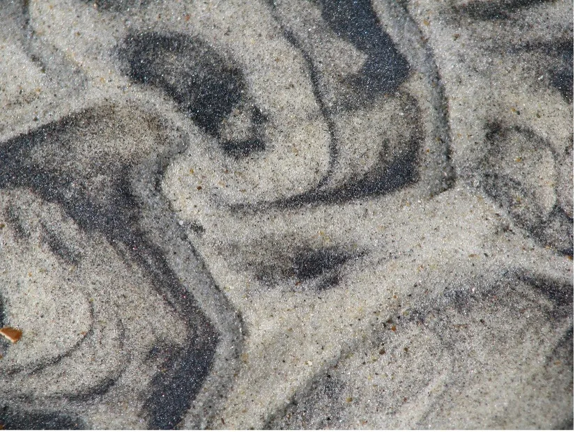 Figure.1 Random pattern from water flow on Jockey's Ridge dune