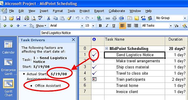 5 Compelling Reasons to Upgrade to Project 2007: Project Task Drivers