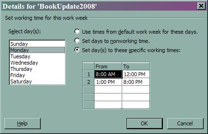 Certification Insider: Defining Working Times with Project 2007 Calendars